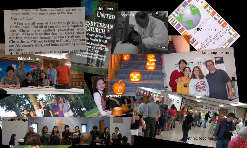 Collage of international activities